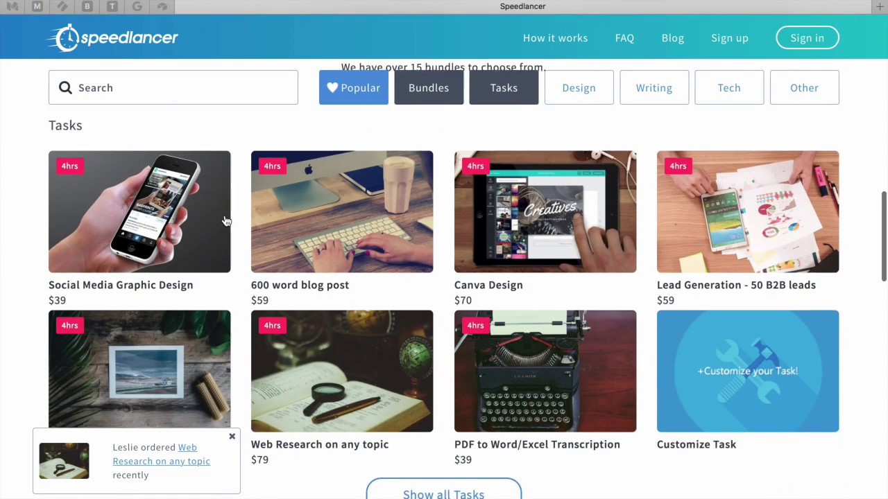 Speedlancer Bundles - How it works