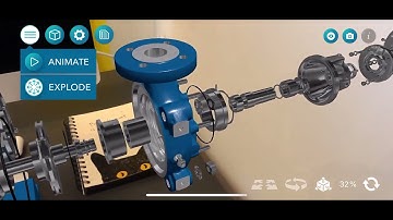 Industrial Augmented Reality -  Water Pump AR