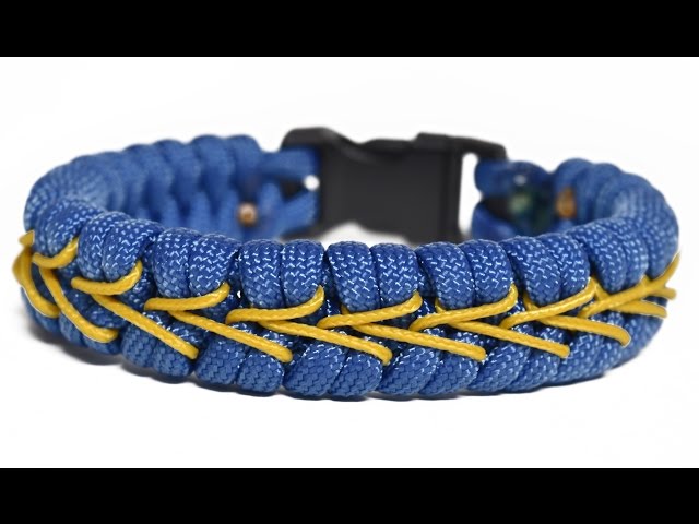 Wide Stitched Fishtail Paracord Bracelet (Turnout Gear) – Surf City Paracord,  Inc.