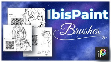 ⋆⭒˚ ibisPaint brushes qr codes// Lineart  ｡⋆