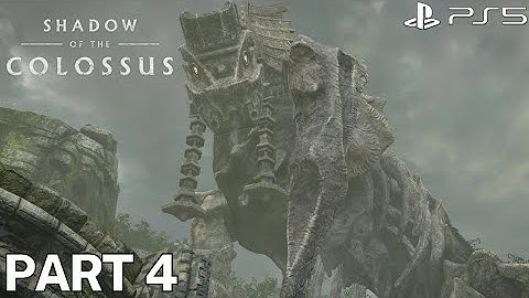Shadow Of The Colossus (PS5) 4K HDR - Gameplay Part 4 - Phaedra - 4th Colossus Boss Fight