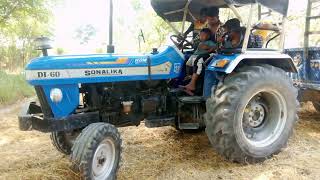 #tractor new trending video digitrac caltivator testing #tractor sonalika 60 silliping