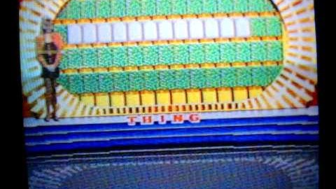 Wheel of Fortune Sega CD Run Game 5 Part 3