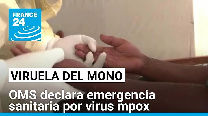La OMS declara emergencia sanitaria internacional por brote de mpox o viruela del mono • FRANCE 24