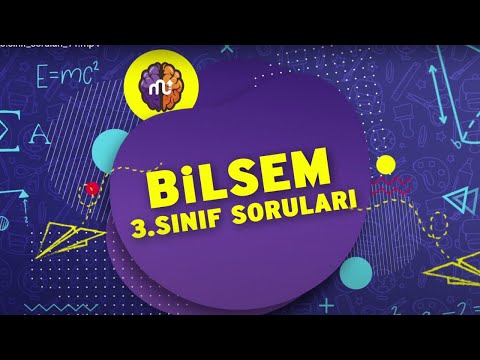 BİLSEM Sınavı 3. Sınıf Sınav Soruları | Genel Yetenek