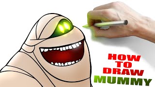 How To Draw а Mummy monster | HOTEL TRANSYLVANIA 4 Transformania 2021