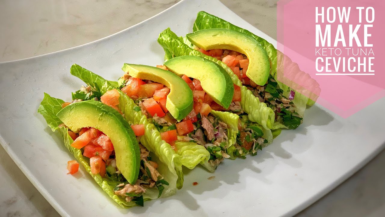 How To Make KETO Tuna Ceviche! YouTube