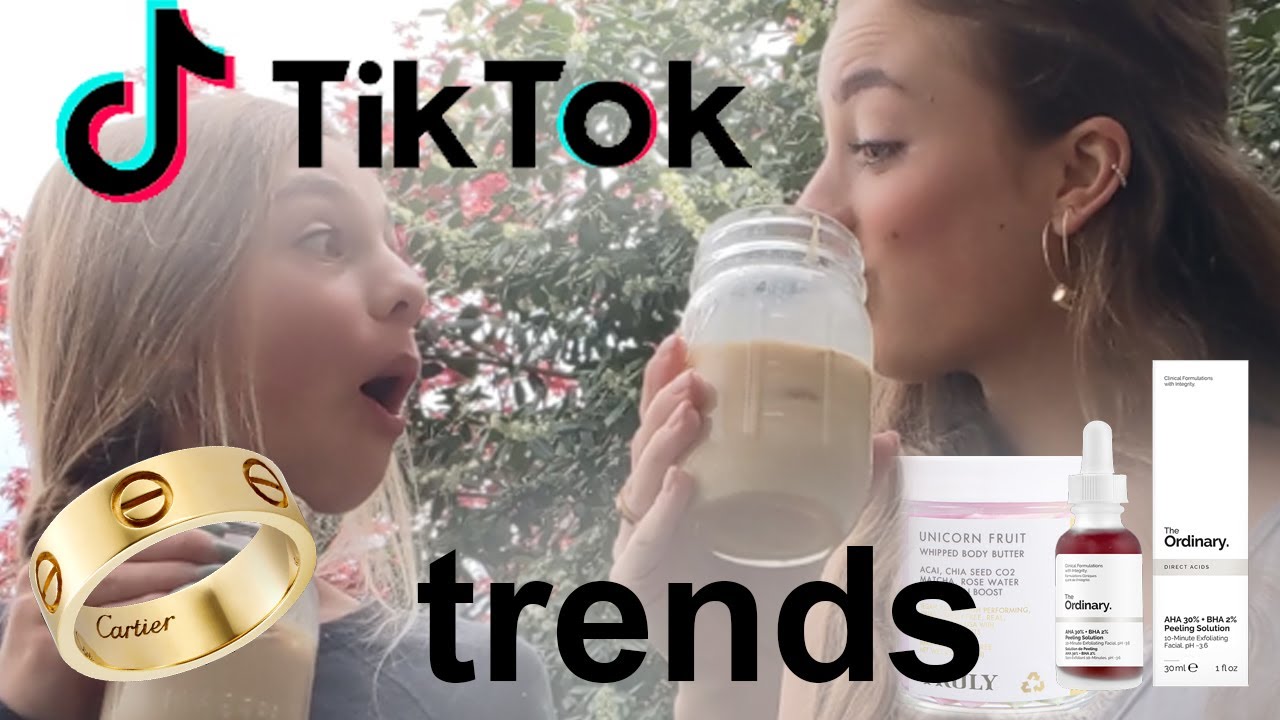 TRYING VIRAL TIK TOK TRENDS - YouTube