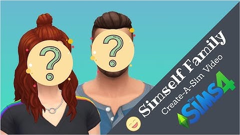 I Created My Simself Family || Sims 4 Create-A-Sim