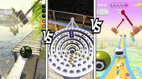 Rollance Adventure Balls Level 66 VS Going Balls Level 125 VS Action Balls Level 58 #india