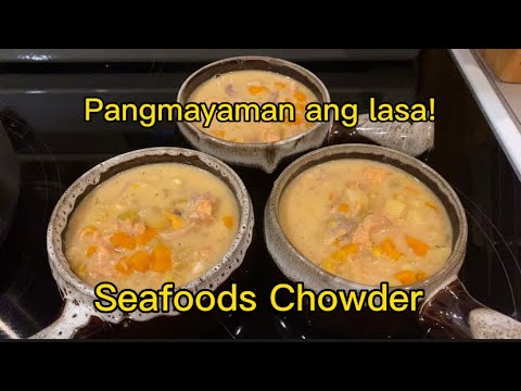 Seafoods Chowder. Wow!