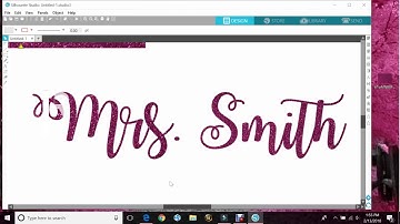 How To Add A GLITTER Background To Your Image In Silhouette Cameo