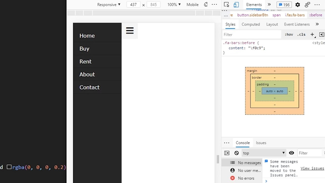 Slide Right And Left Menu Html, Css And Jquery