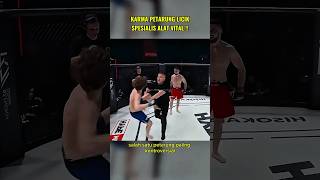 karma petarung licik!! spesialis area vital#mma #ufc #boxing #tinju #shorts