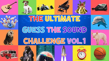 The Ultimate Guess the Sound Challenge for Kids - Volume 1 | 4K