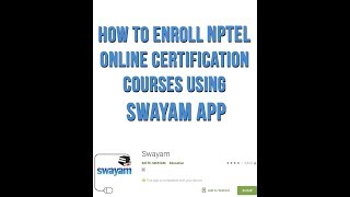 Swayam app screenshot 1