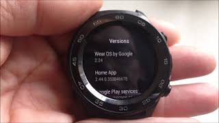 WearOS Watch Software Version: How to check? Huawei Watch 2
