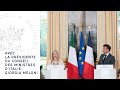 Déclaration conjointe avec la Présidente du Conseil des ministres d’Italie, Giorgia Meloni.