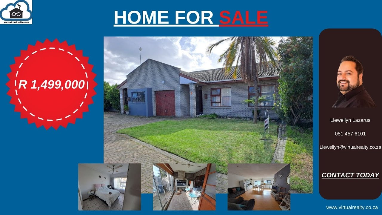 Home for sale in Mabille Park, Kuils River R 1,499,000 YouTube