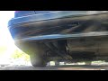 2001 Mercedes E430 muffler & resonator delete cold start