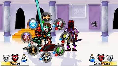 Swords and Sandals 2 Redux emperor antares (final boss)