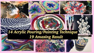 SATISFYING Acrylic Pouring Technique and Acrylic Painting Compilation|Amazing Fluid Arts Techniques