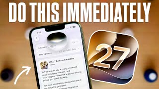 iOS 27 RC - Do This Immediately After Updating your iPhone