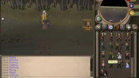 All runescape skillcape emotes, also summoning| Some random event+holiday