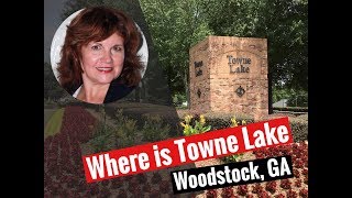 Mapquest - Where is Towne Lake, Woodstock, GA