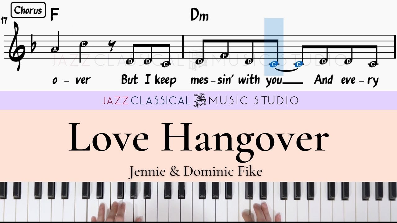 Love Hangover - Jennie & Dominic Fike | Piano Tutorial (EASY
