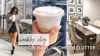 VLOG:Target, H&M, Abercrombie Haul,New Starbucks Drink, Bathroom Declutter Organization|Sandy Azcona