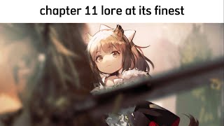 Chapter 11 lore at its finest arknights