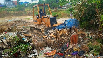 Amazing New Project!! Recycle Transfer Garbage Dump Clear and Delete Trash Pit By Skill Dozer D31P
