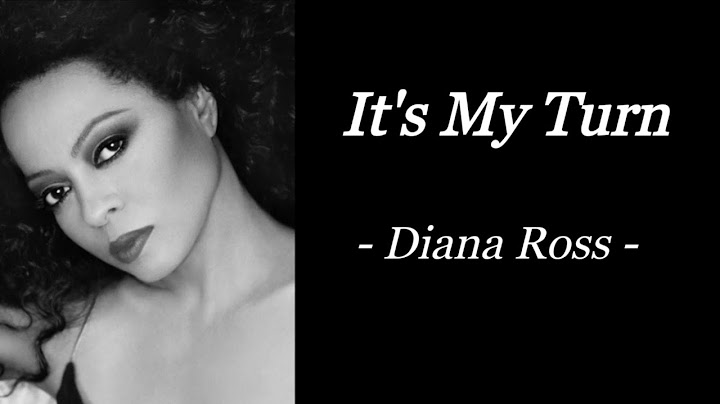 IT'S MY TURN | DIANA ROSS | AUDIO SONG LYRICS