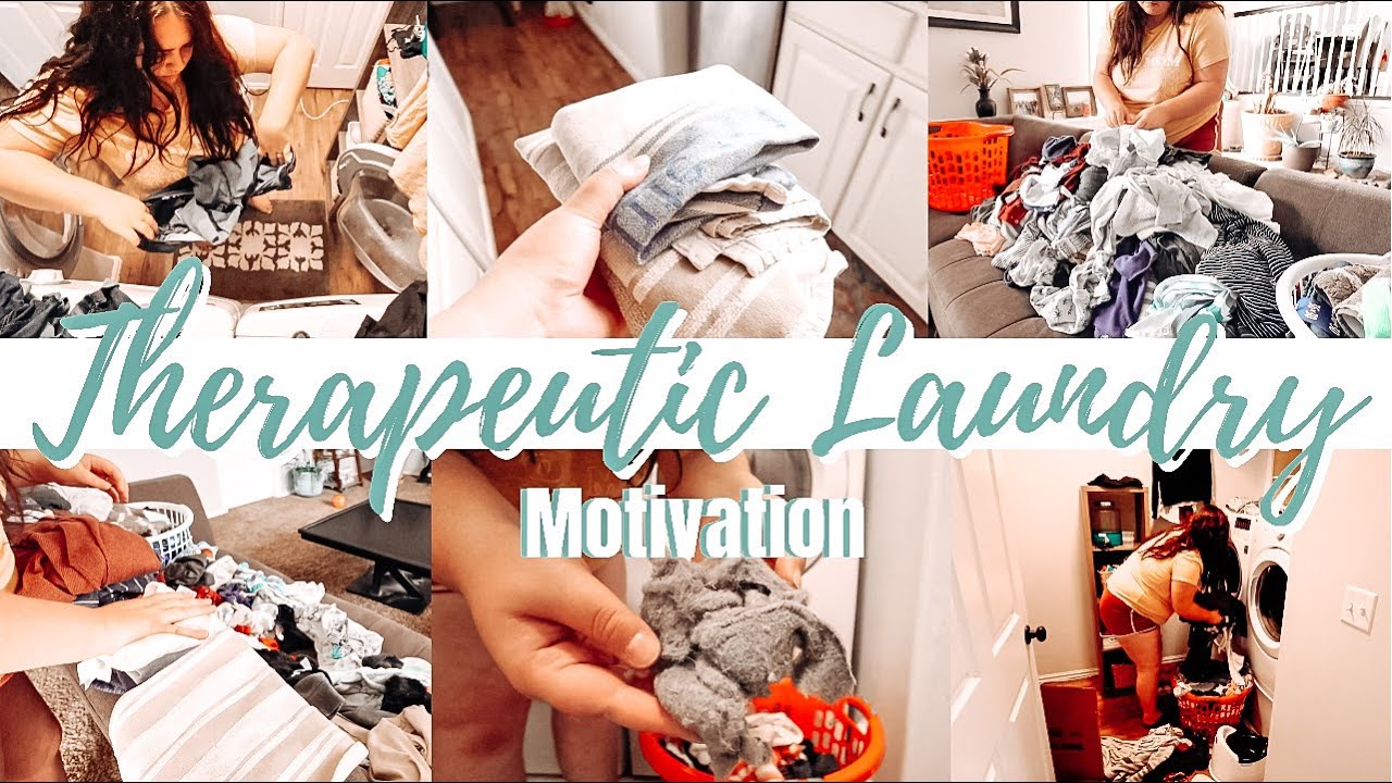 THERAPEUTIC LAUNDRY MOTIVATION | LET'S GET IT DONE | RELAXING 2021