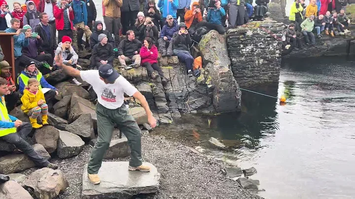 World Stone Skimming Championships, 2023 Dougie Isaacs three-stone qualification.