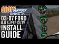 GlowShift | How To Install A Diesel Gauge Package Into Your 03-07 Ford Super Duty 6.0L Power Stroke