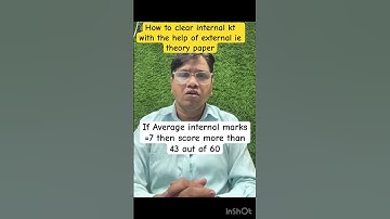 Clear internal kt by external paper ie theory paper 🔥 #examupdates2024 #engineeringstudies #csgt