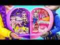 ズートピア2＆KPOPガールズ！デーモンハンターズファミリーのドールハウスのDIY！フワフワ＆グリッターなお部屋