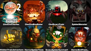 Bus Eater vs Choo Choo Charles 2 Mobile,Scary Spider Survival,Choo Choo Train,Horror Evil Train Game screenshot 4