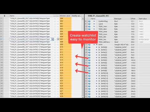 TIA Portal LDBB_APP_VAL DB appending value, binary tree algorithm, Variant, ANY.