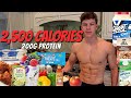 Full Day of Eating 2,500 Calories | EXTRA High Protein Low Calorie Healthy Meals to Build Muscle