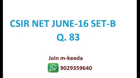 CSIR NET JUNE-16 (MS) SET-B Q.83 Complex Analysis