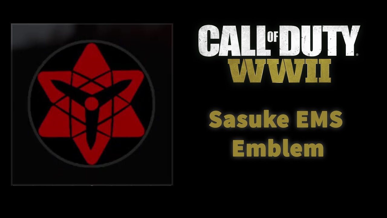Call Of Duty Ww2 Sasuke Eternal Mangekyou Sharingan Emblem