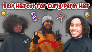 MylzInTheCut Shows The BEST Haircut for Curly/Perm Hair