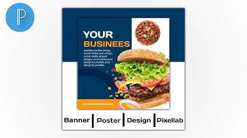 How to make Poster graphic design on Android | pixellab poster making app for your mobile.