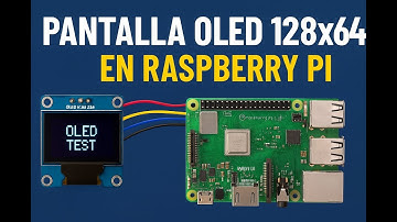 Pantalla OLED 128x64 I2C en Raspberry Pi 🖥️ | Conexión y primera prueba con Luma