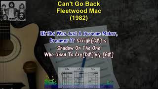 Can't Go Back - Fleetwood Mac (1982) (Karaoke Sing-Along Lyrics & Guitar Chords) #rare #oldiesgold
