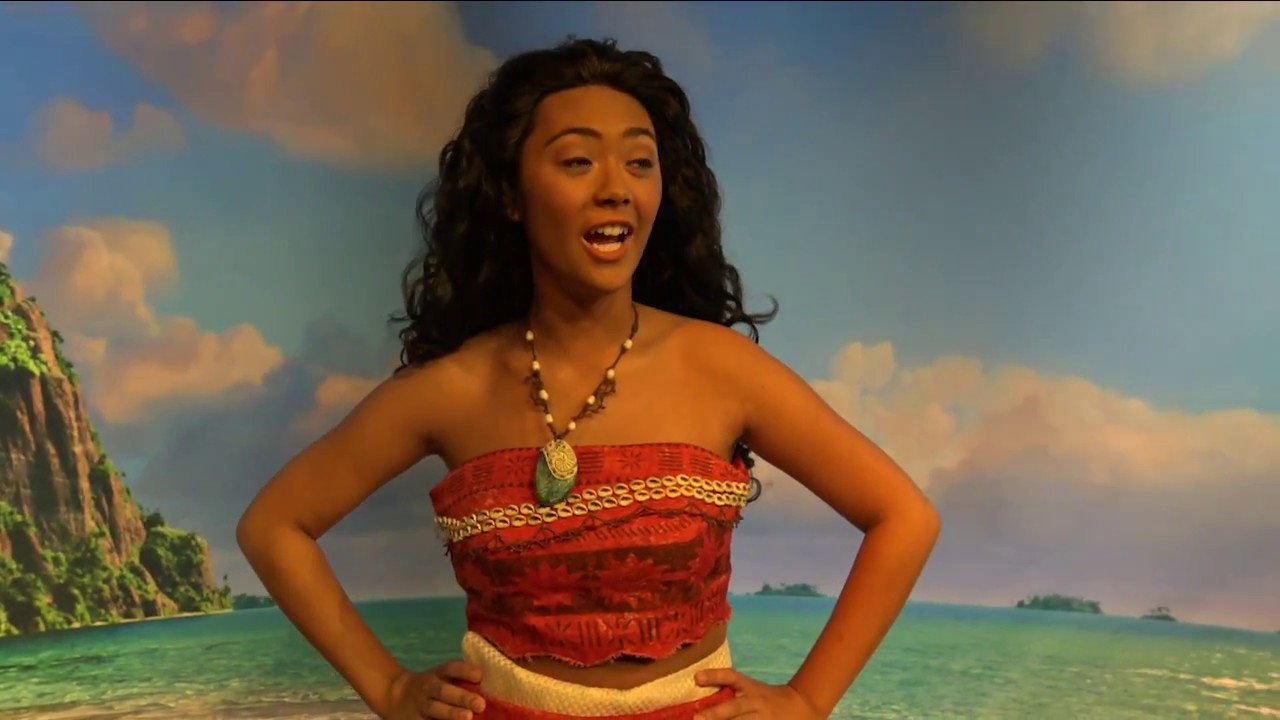 Moana meet and greet experience at Disney's Hollywood Studios! 