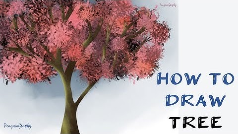 How To Draw Tree | Krita Tutorial | Very Easy Steps